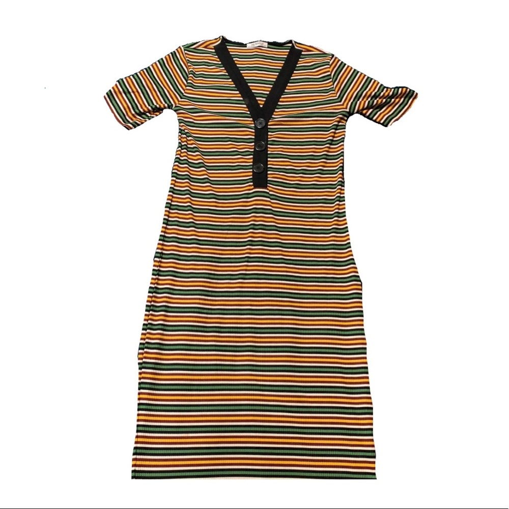 Zara Striped Maxi Dress